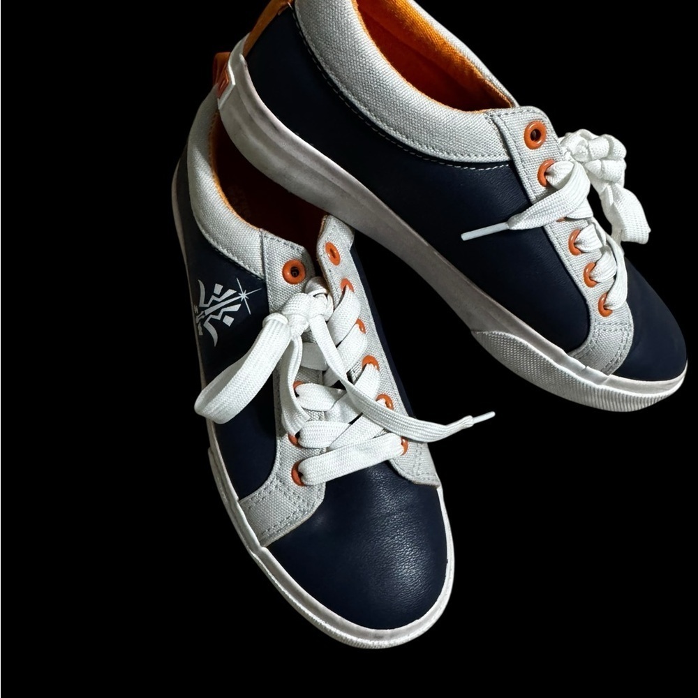 Navy and Orange Women's Star Wars Sneakers